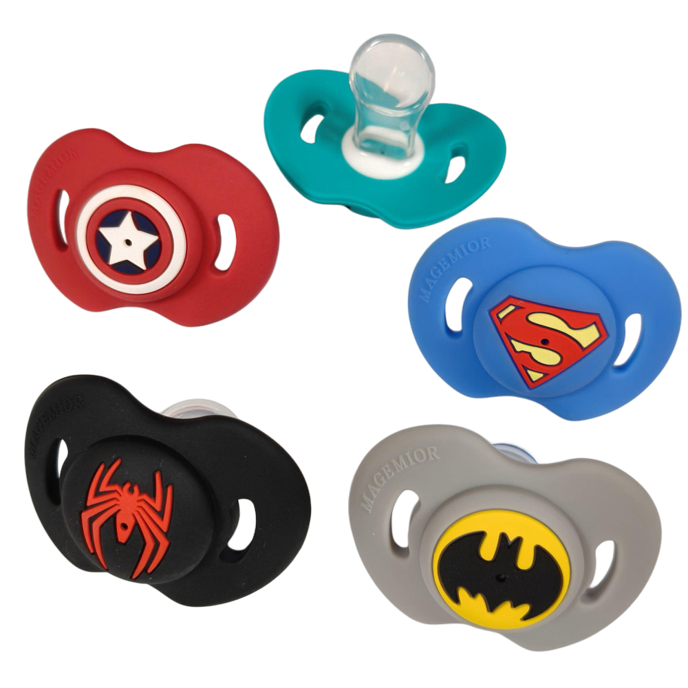 Baby Food Grade - 1PC food grade super hero Silicone