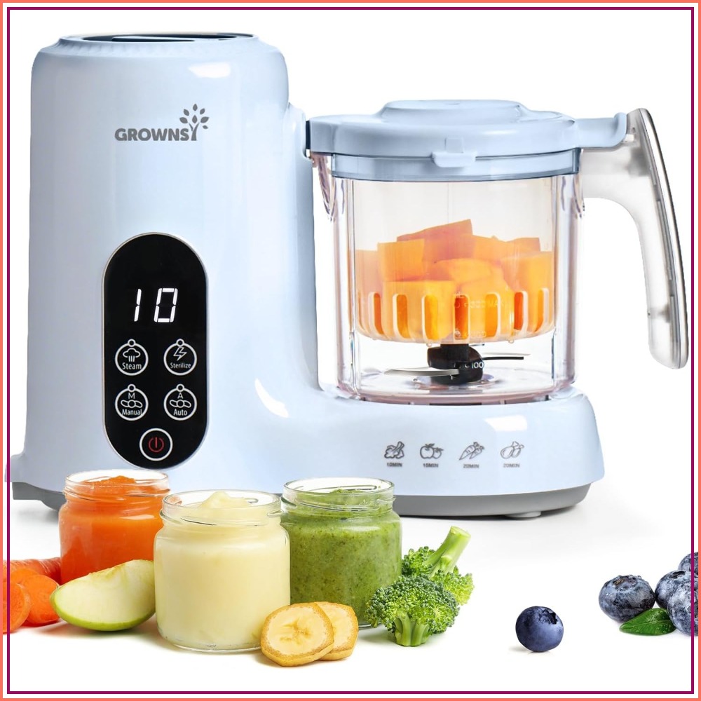 Baby Food Maker And Steamer - Baby Food Maker with Steam Basket,