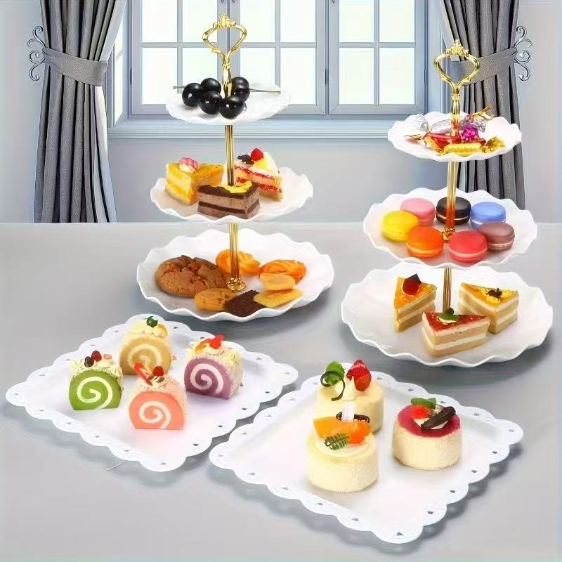 Baby Food Dinner - 1/3/4/5PCS Decorative Food Trays Set -
