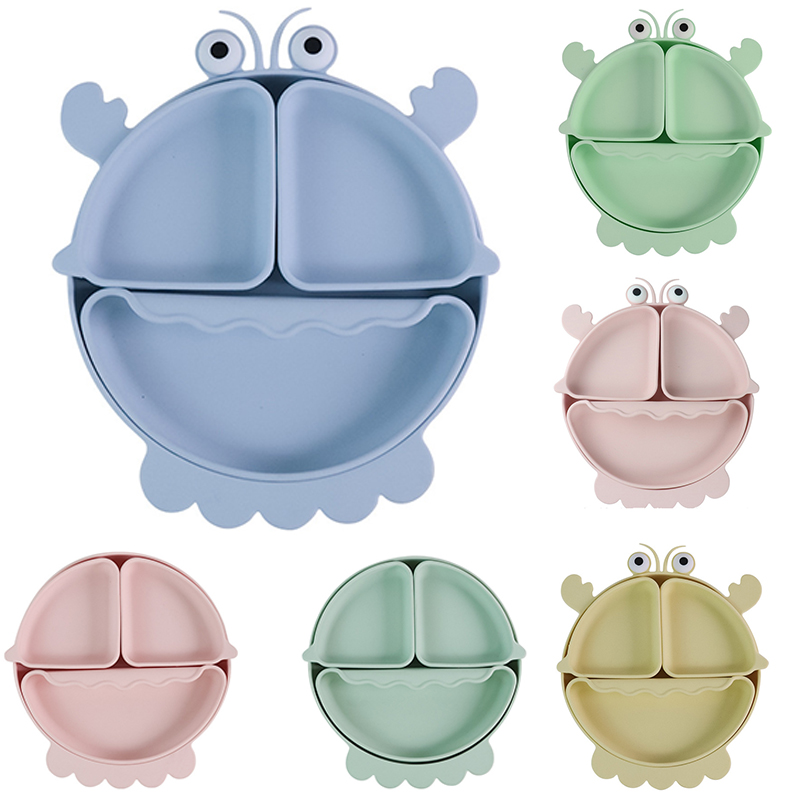 Baby Food Dinner - Baby Safe Silicone Dining Plate Suction