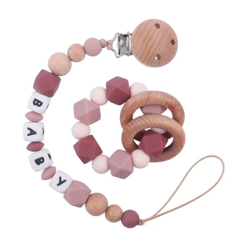 Baby Food Teether - 2ps Custom Baby Pacifier Clip Personalized