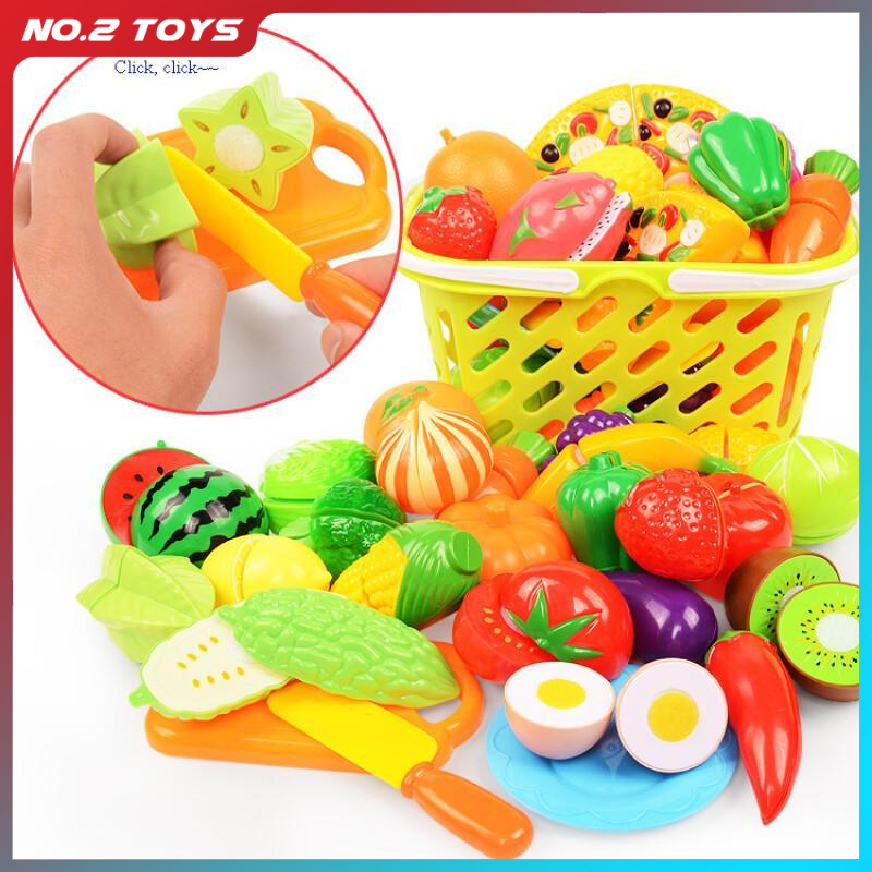 Baby Food Cooking Set - Cutting Play Food Set For Kids