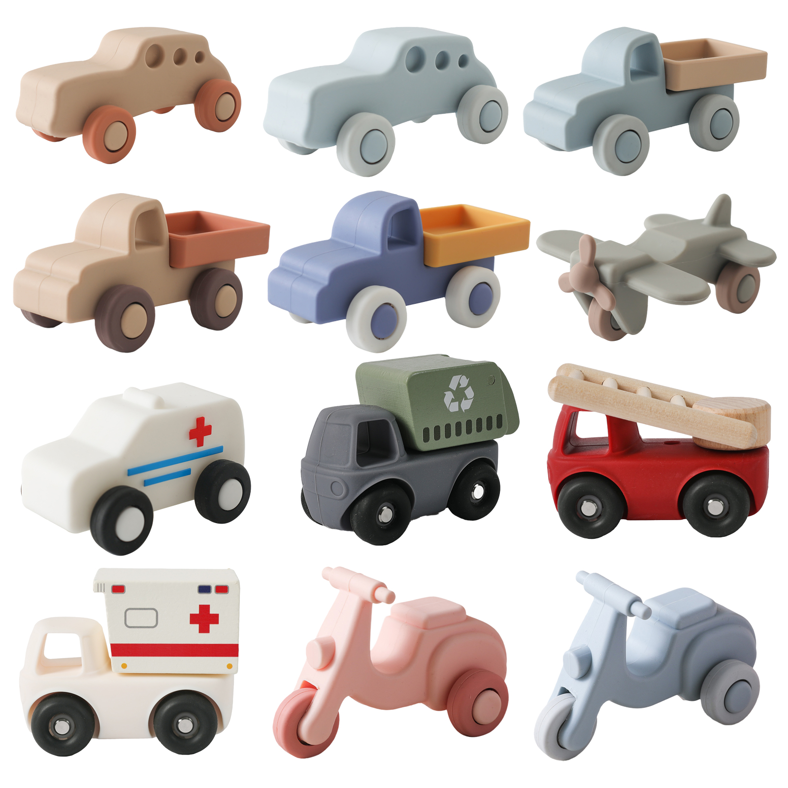 Baby Food Teether - Baby Toys Montessori Silicone Car 0