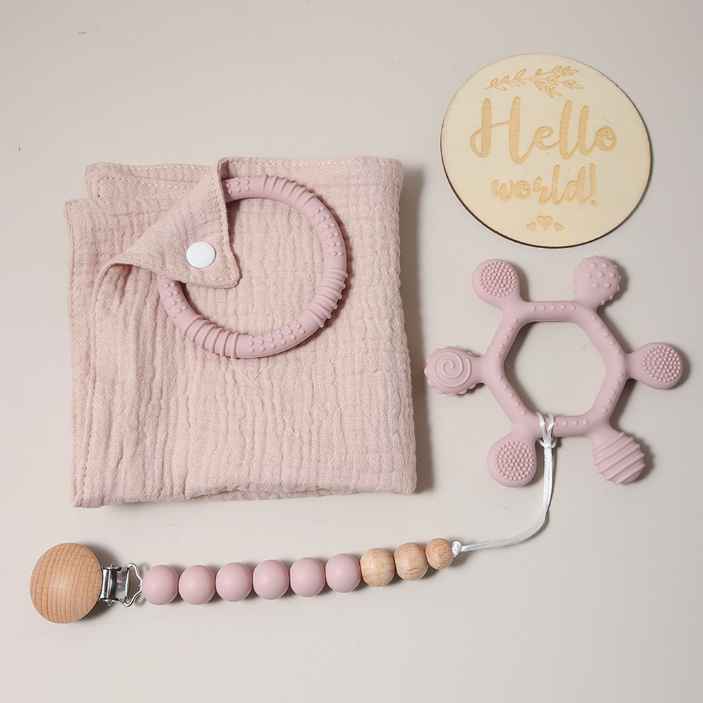 HOT SALE 100% muslin cotton ba - огляд і ціна Baby Food Teether
