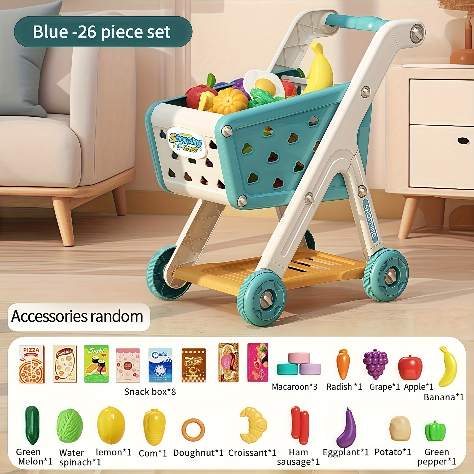 Kids Simulation Shopping Cart  - огляд і ціна Baby Food Cooking Set