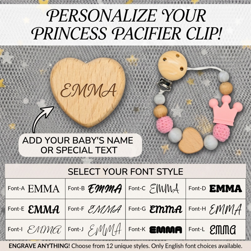 Personalized Baby Pacifier Cli - огляд і ціна Baby Food Teether