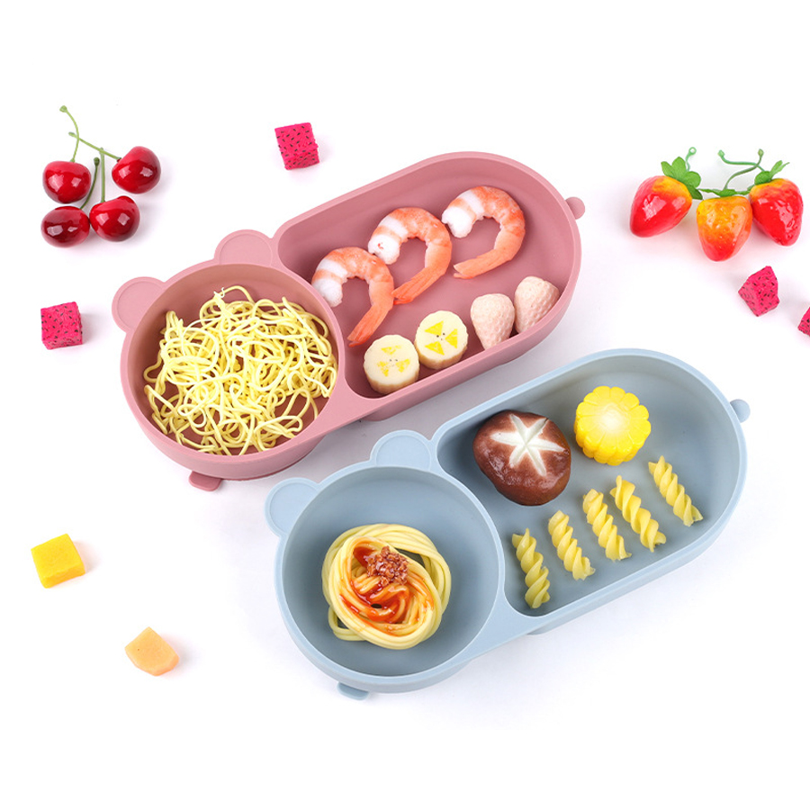 Baby Silicone Suction Cup Bowl - огляд і ціна Baby Food Dinner