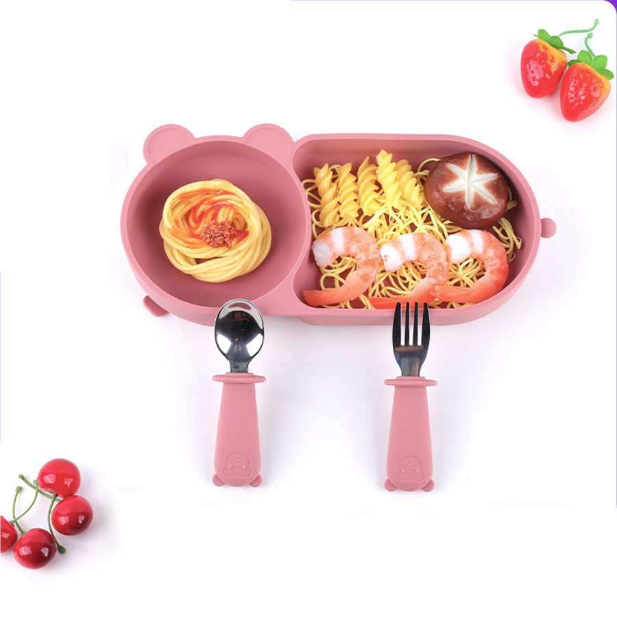 Baby Silicone Suction Cup Bowl - огляд і ціна Baby Food Dinner