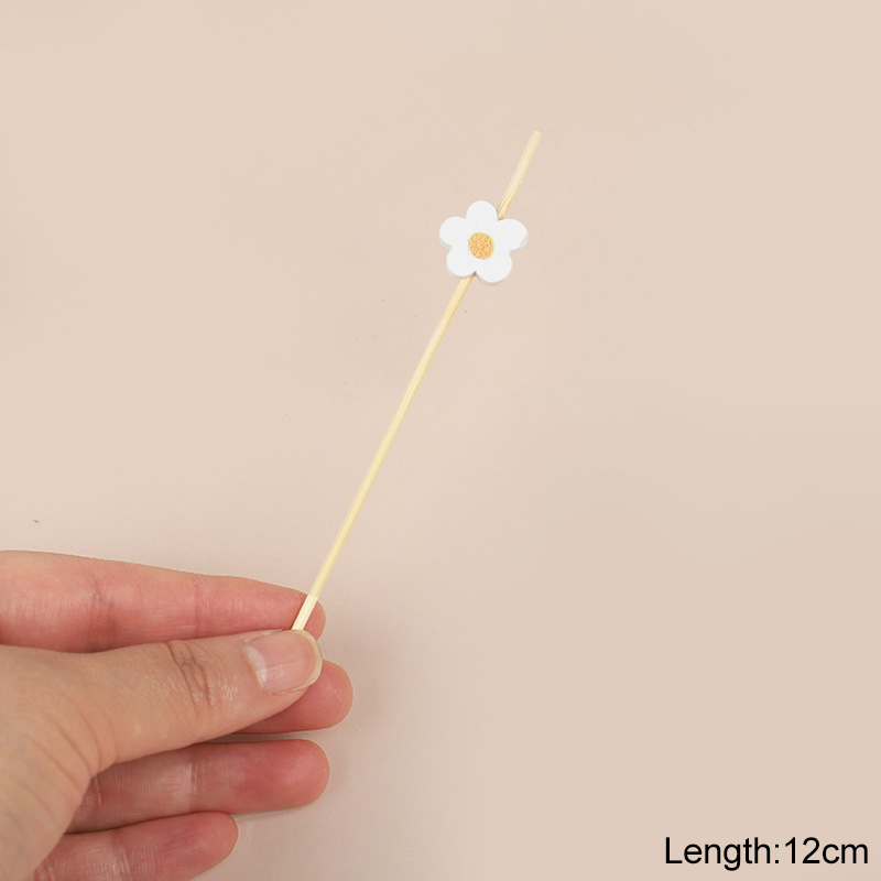 100Pcs Daisy Flower Bamboo Foo - огляд і ціна Baby Food Dessert