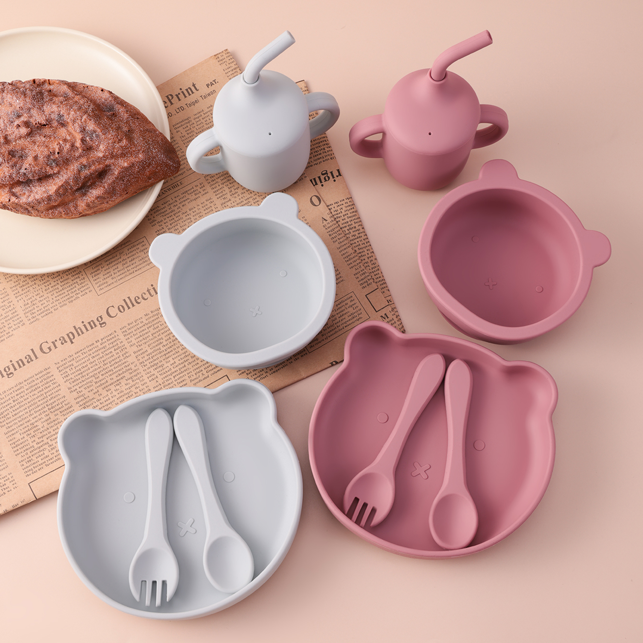 Color Kids 5PCS Silicone Feedi - огляд і ціна Baby Food Dinner