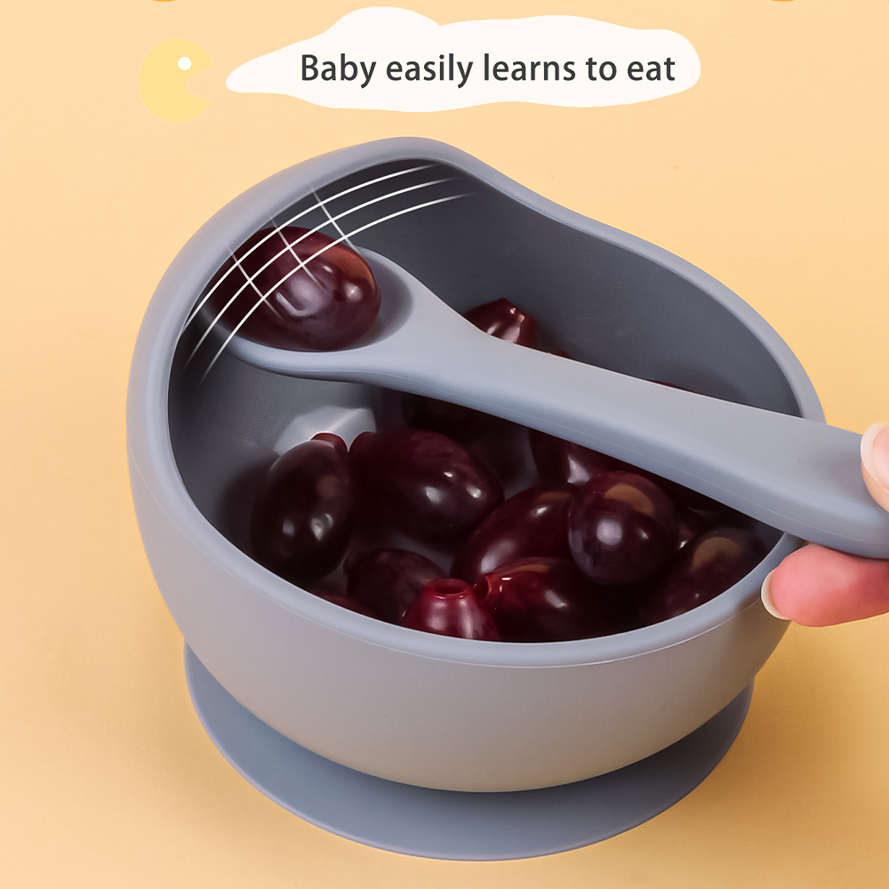 2PC Silicone Sucker Bowl Feedi - огляд і ціна Baby Food Dinner