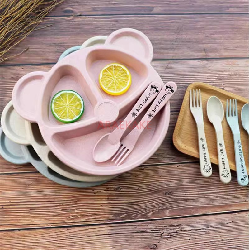 Children's Dining Plate Set Di - огляд і ціна Baby Food Grade