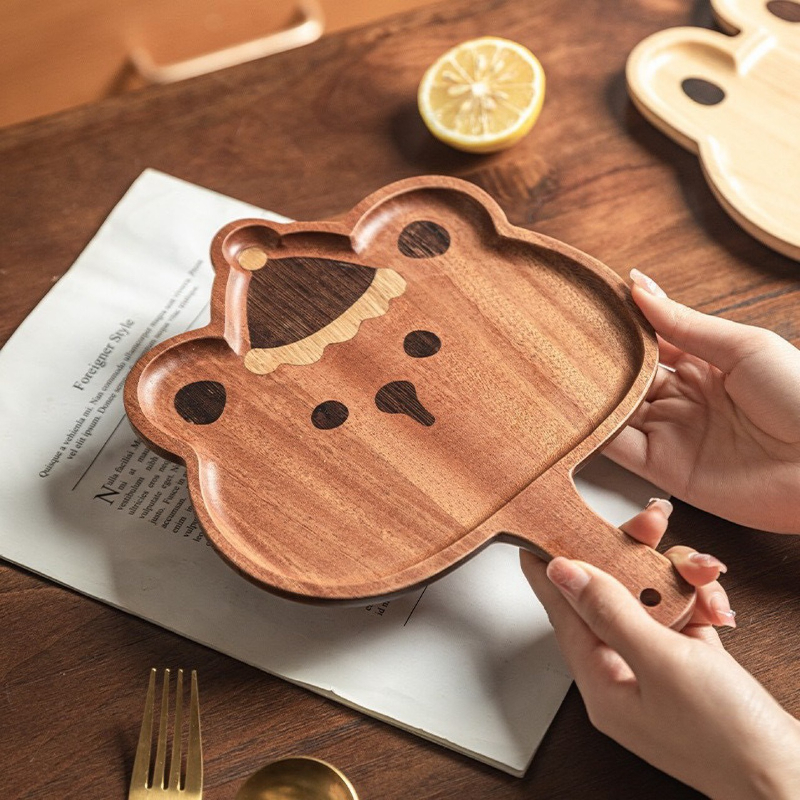 Wooden Cartoon Tray Creative C - огляд і ціна Baby Food Dessert