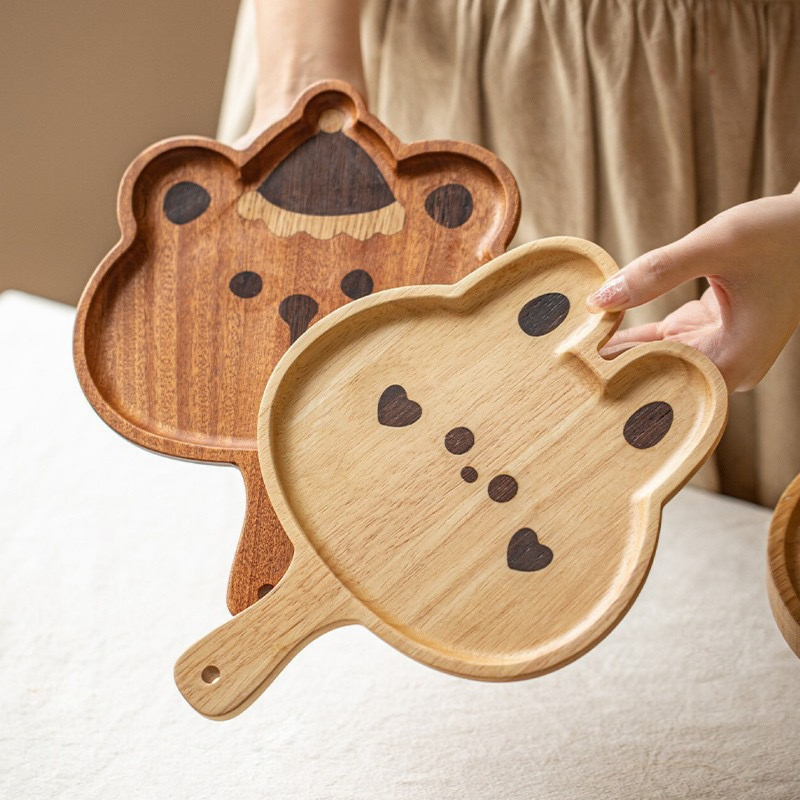 Wooden Cartoon Tray Creative C - огляд і ціна Baby Food Dessert