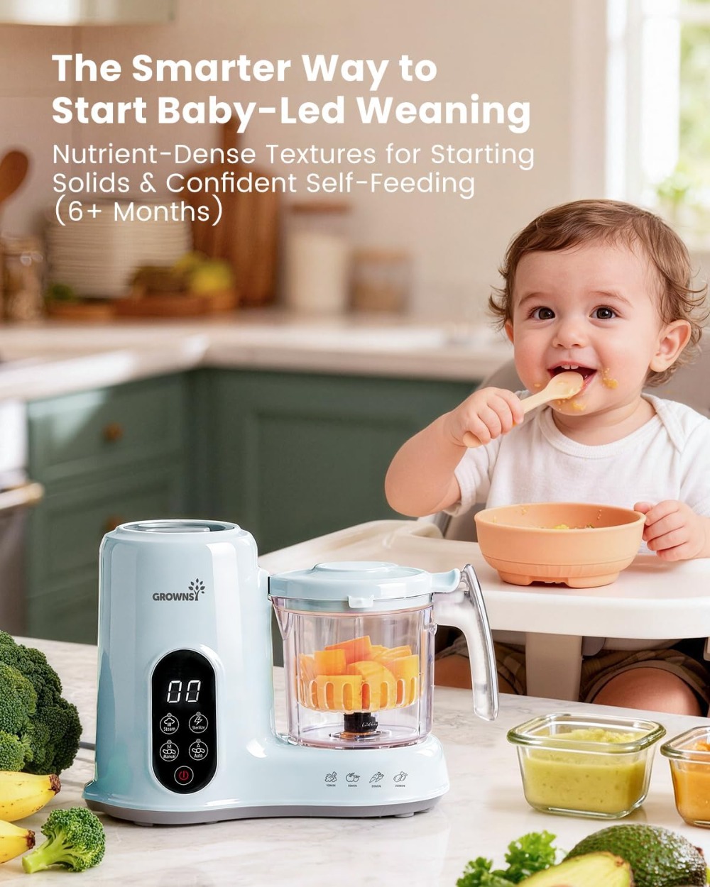 Baby Food Maker with Steam Bas - огляд і ціна Baby Food Maker And Steamer
