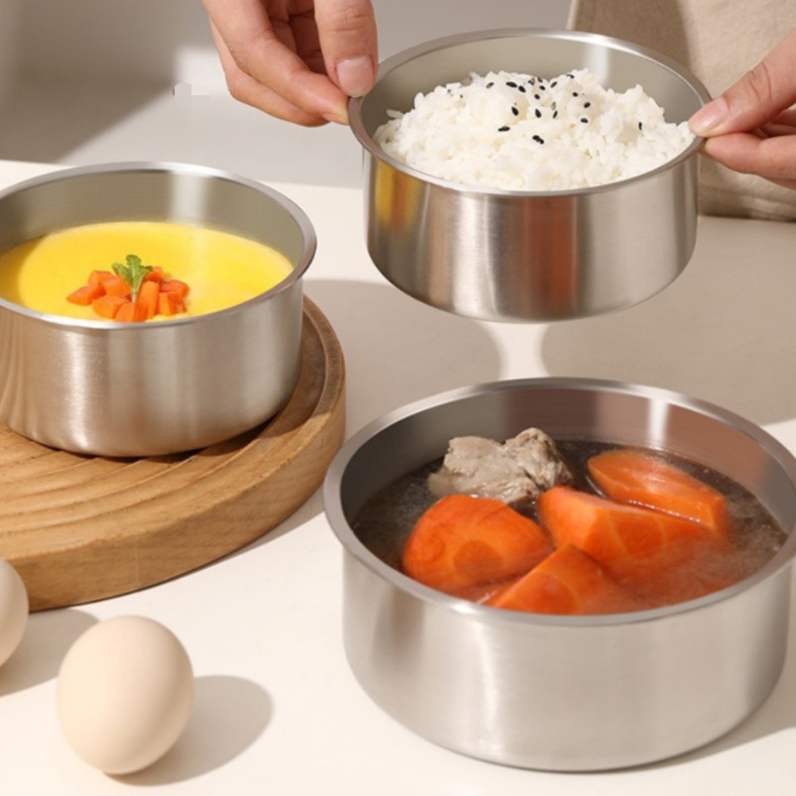 Egg Steamer Bowl Large Capacit - огляд і ціна Baby Food Steamer Baby Safe