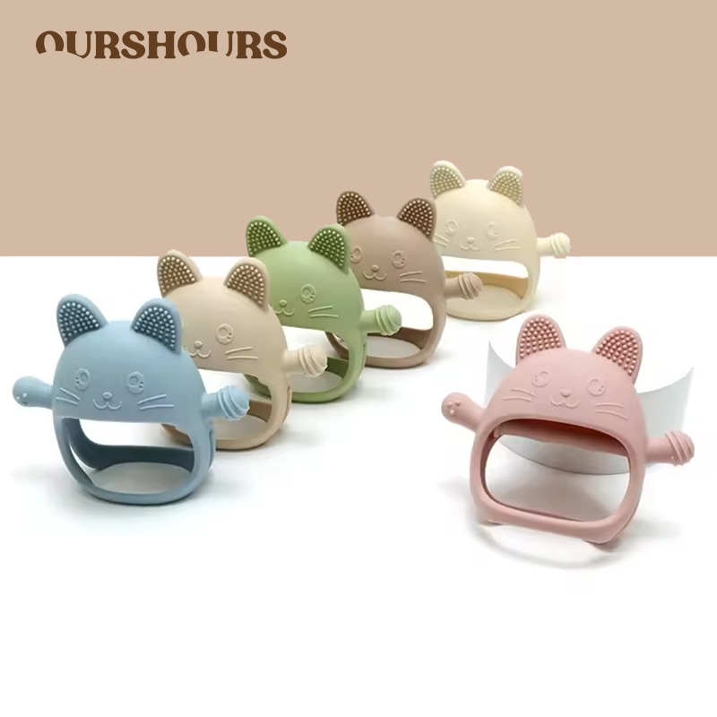 1PC Baby Silicone Teethers Glo - огляд і ціна Baby Food Teether