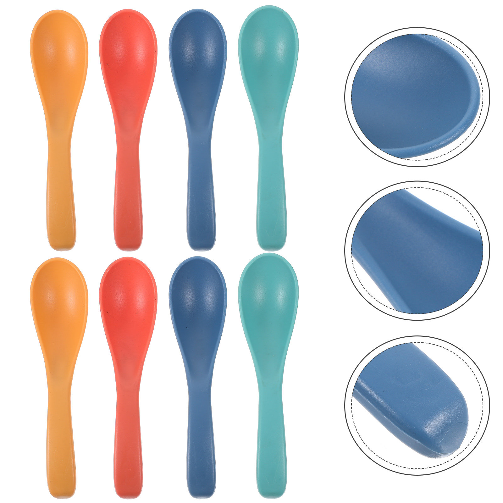 8Pcs Small Portable Wheat Stra - огляд і ціна Baby Food Dessert