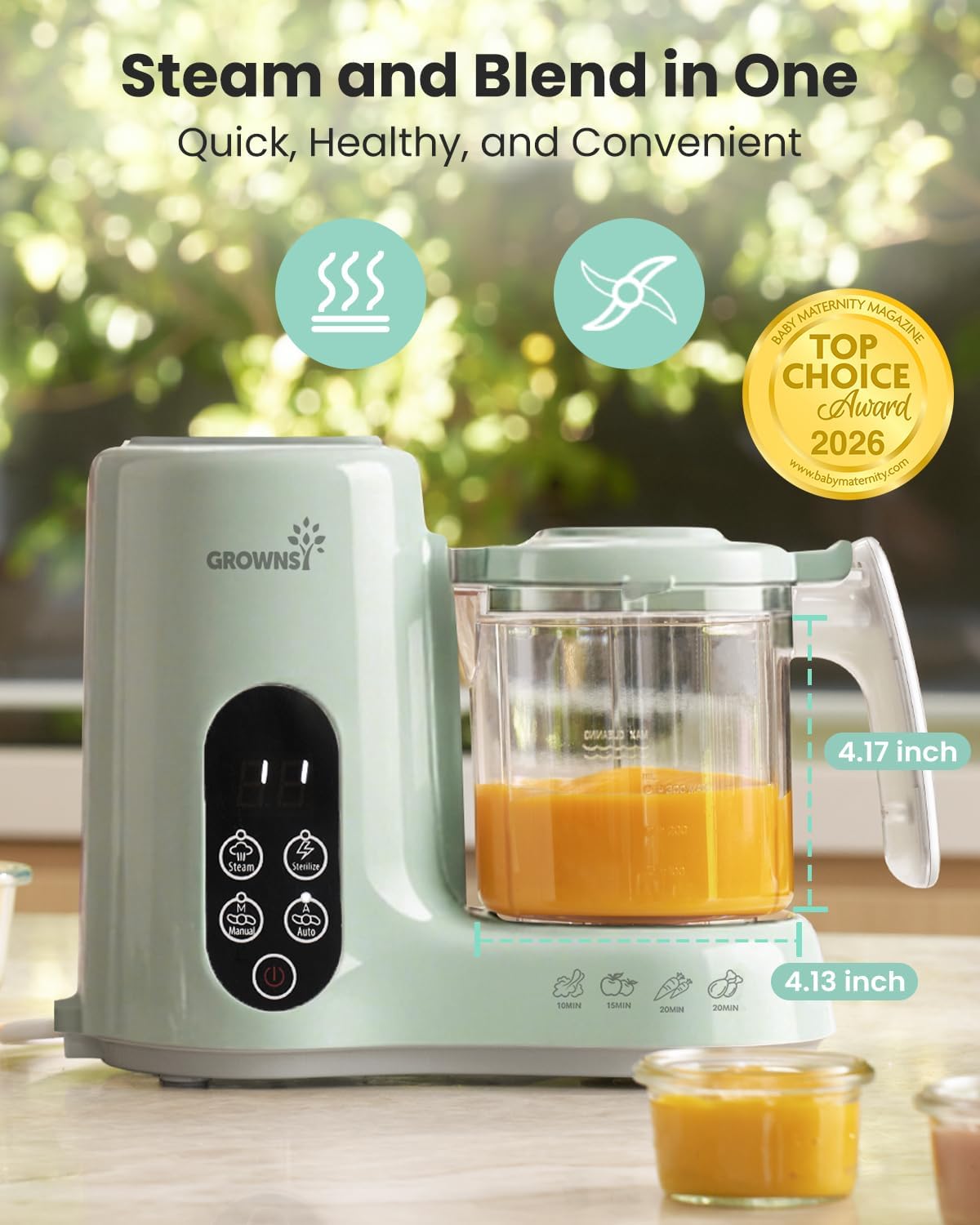 Baby Food Maker Steam Basket F - огляд і ціна Baby Food Maker And Steamer