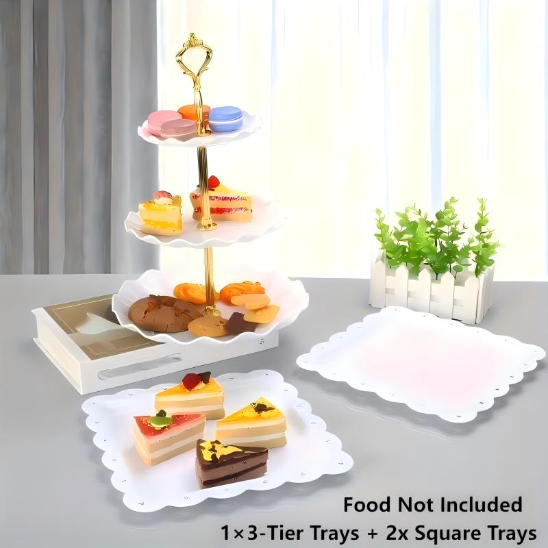 1/3/4/5PCS Decorative Food Tra - огляд і ціна Baby Food Dinner