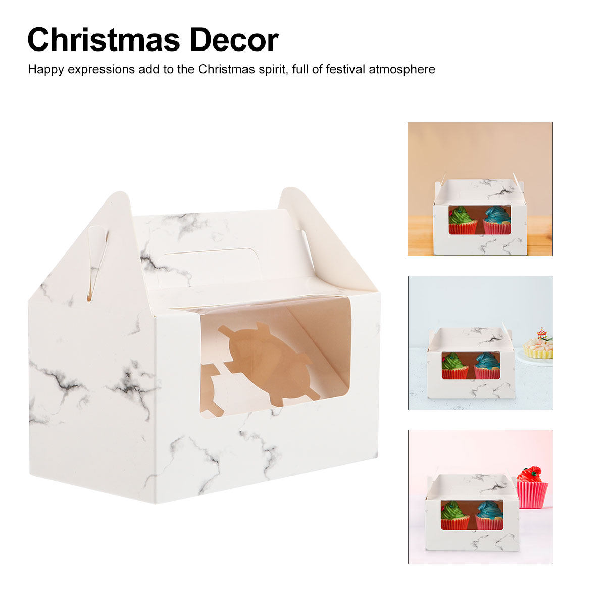 10Pcs Cake Box Marbling Paper  - огляд і ціна Baby Food Dessert