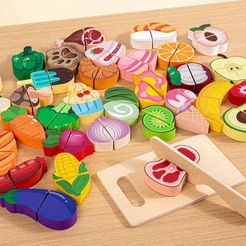 Wooden Kitchen Pretend Toy Sim - огляд і ціна Baby Food Cooking Set