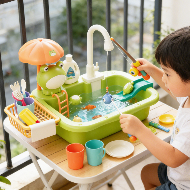 Kids Kitchen Sink Toys Electri - огляд і ціна Baby Food Cooking Set