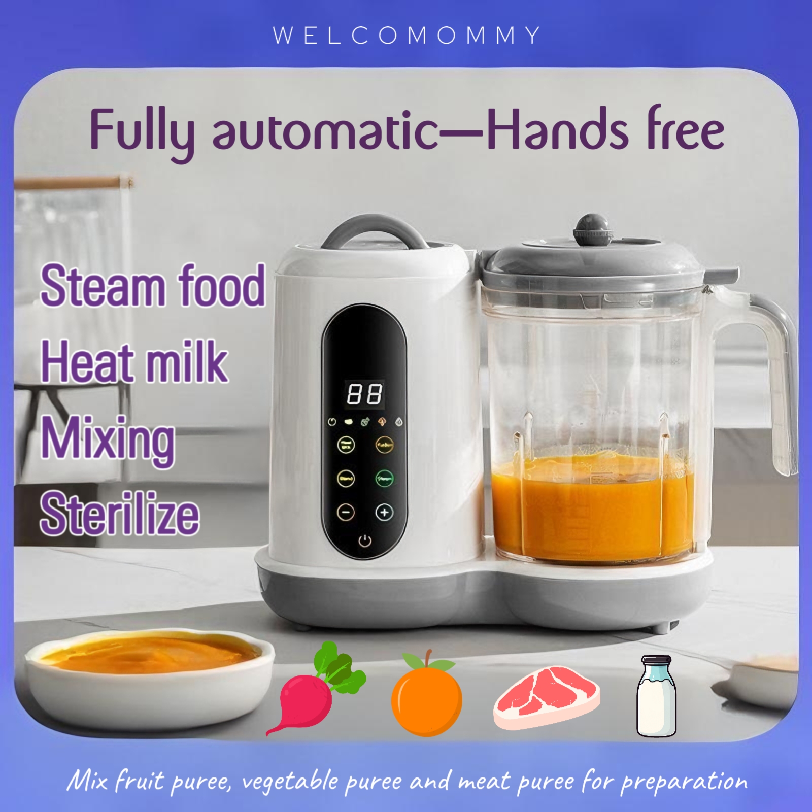 Multifunctional Baby Food Make - огляд і ціна Baby Food Maker And Steamer