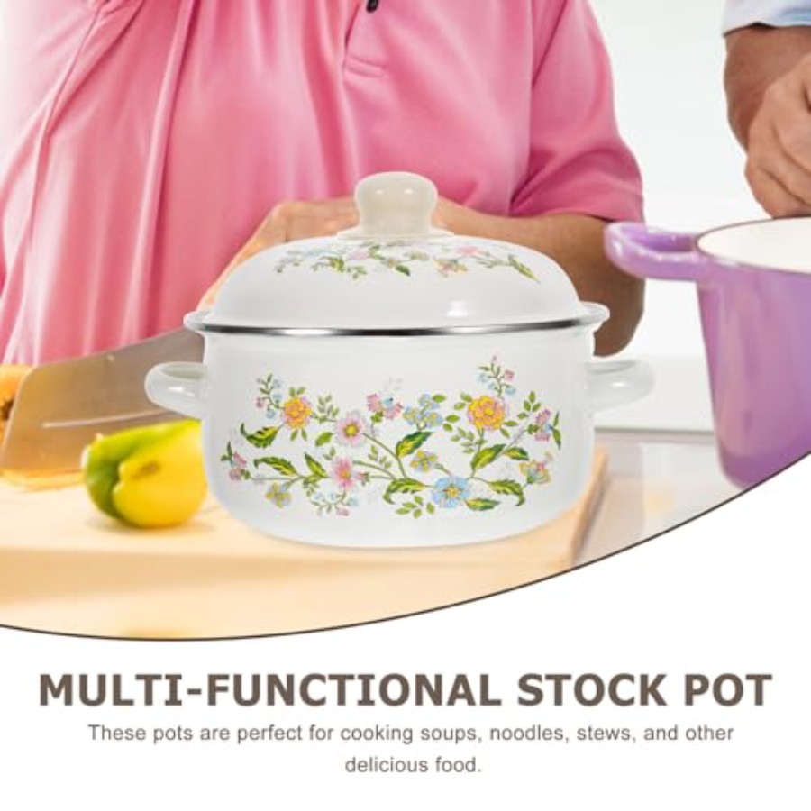 Mini Enamel Soup Pot Set 3-Pie - огляд і ціна Baby Food Cooking Set