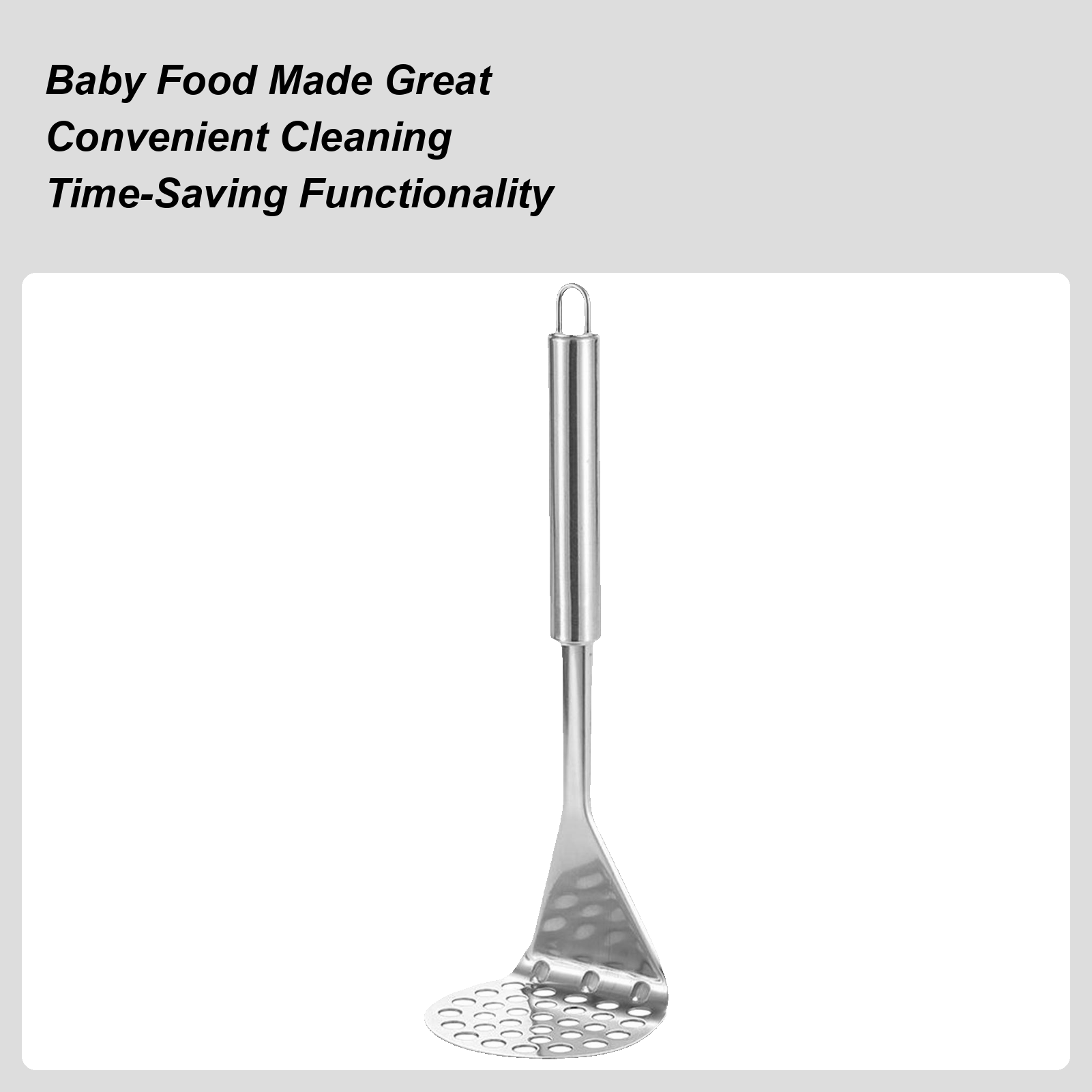 Metal Potato Masher Avocado Sm - огляд і ціна Veggie Baby Food
