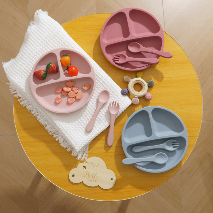 3PCS Children's Tableware Set  - огляд і ціна Baby Food Dinner