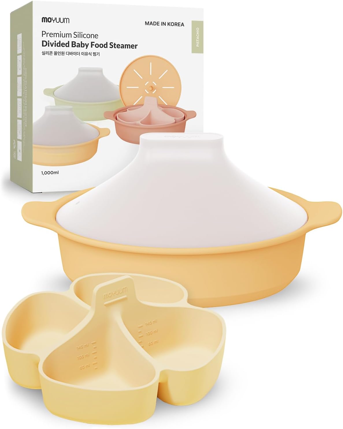 Silicone Microwave Divided Ste - огляд і ціна Baby Food Maker And Steamer