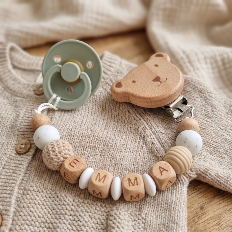 Personalized Pacifier Clip Cus - огляд і ціна Baby Food Teether