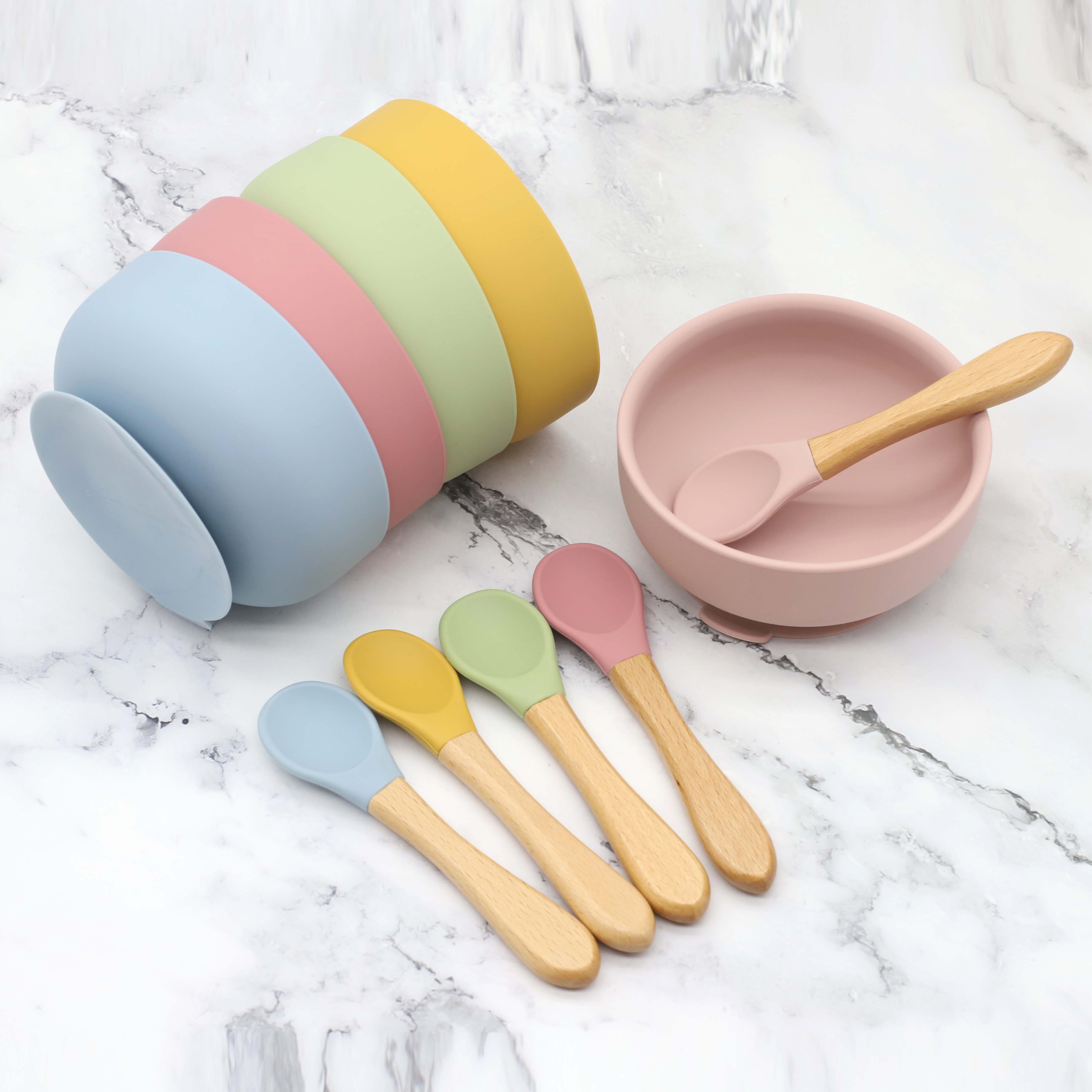 Silicone bowl with suction cup - огляд і ціна Baby Food Dinner