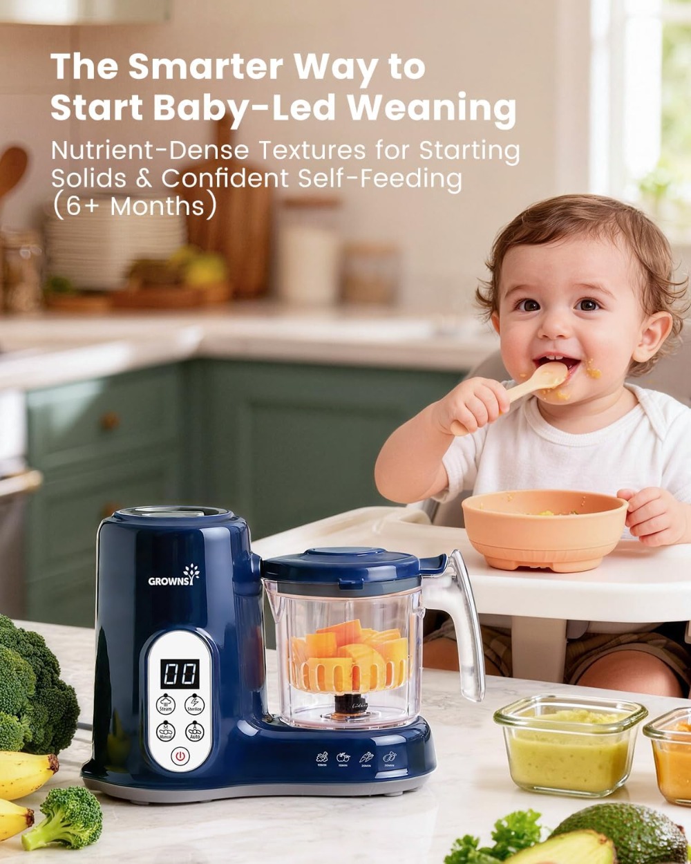 Baby Food Maker with Steam Bas - огляд і ціна Baby Food Maker And Steamer