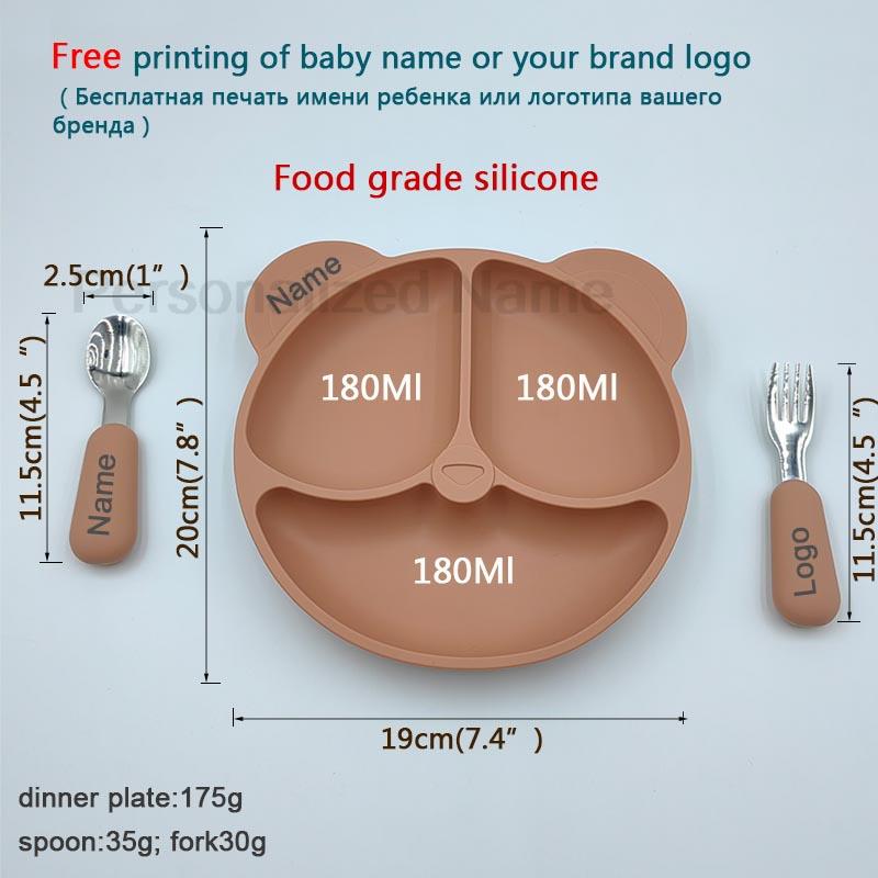 Baby Silicone Sucker Bowl Chil - огляд і ціна Baby Food Dinner