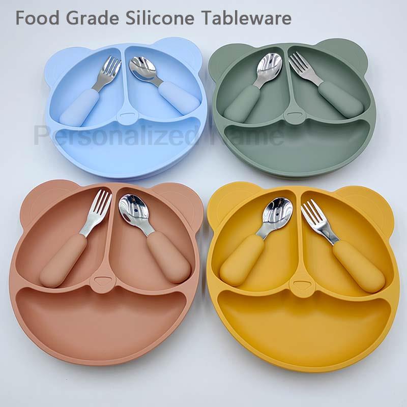 Baby Silicone Sucker Bowl Chil - огляд і ціна Baby Food Dinner