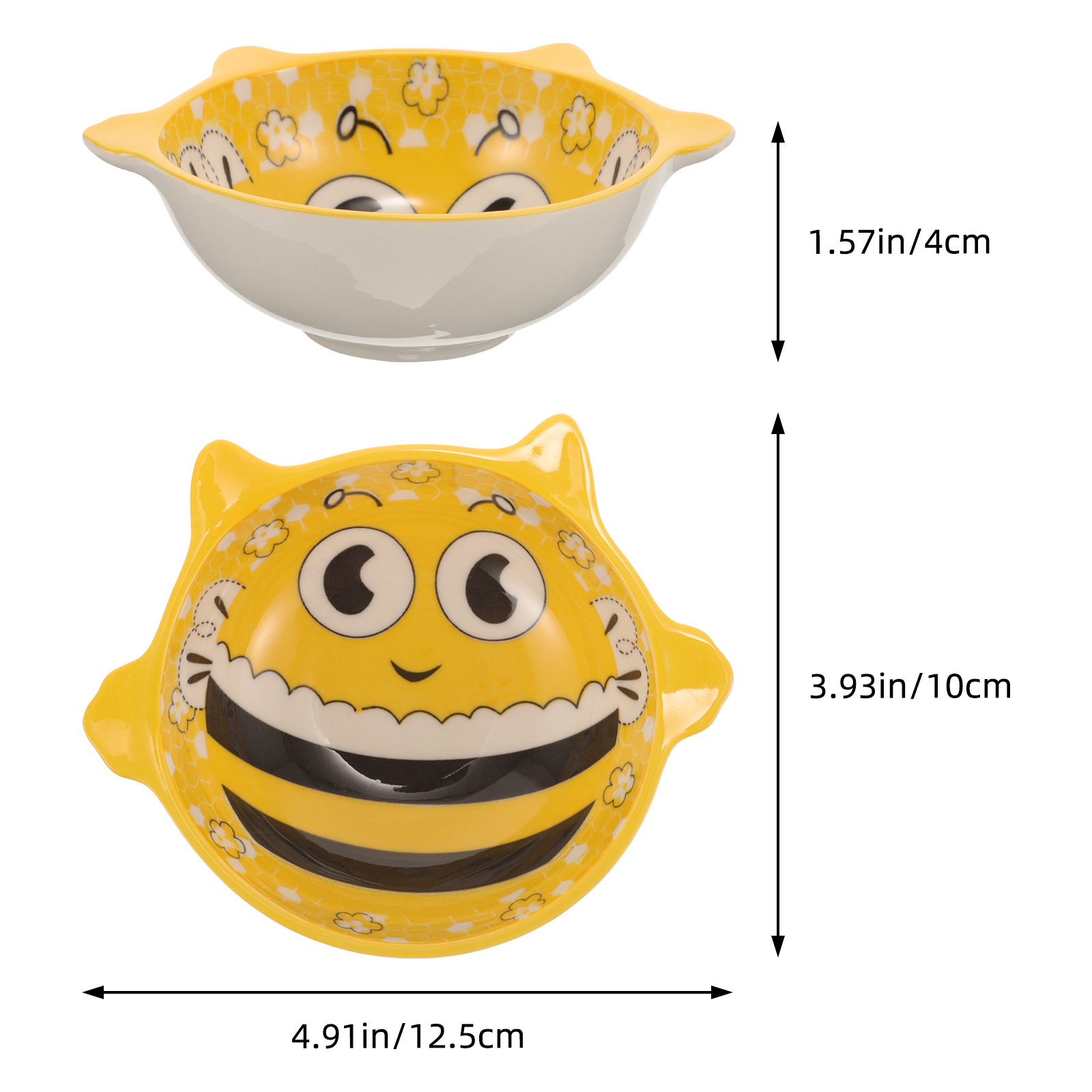 2Pcs Cartoon Bee Ceramic Baby  - огляд і ціна Baby Food Dessert
