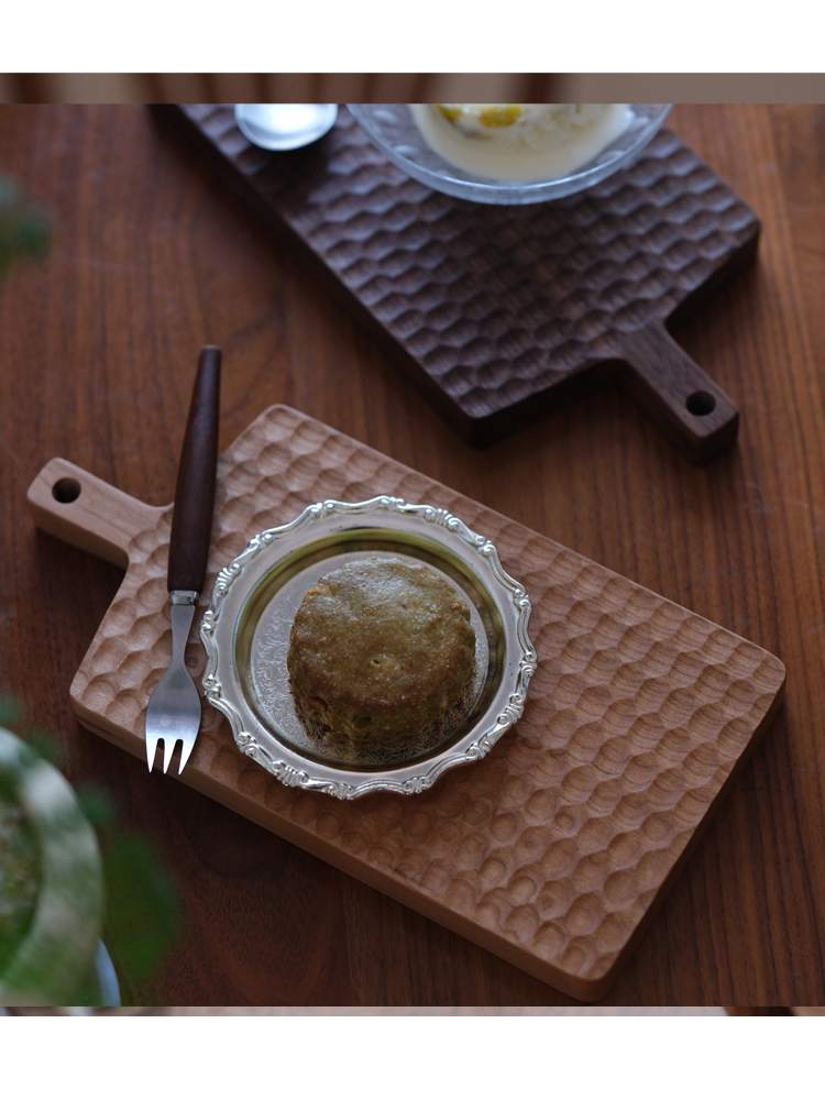 Carved Cherry Wood Small Chopp - огляд і ціна Baby Food Dessert